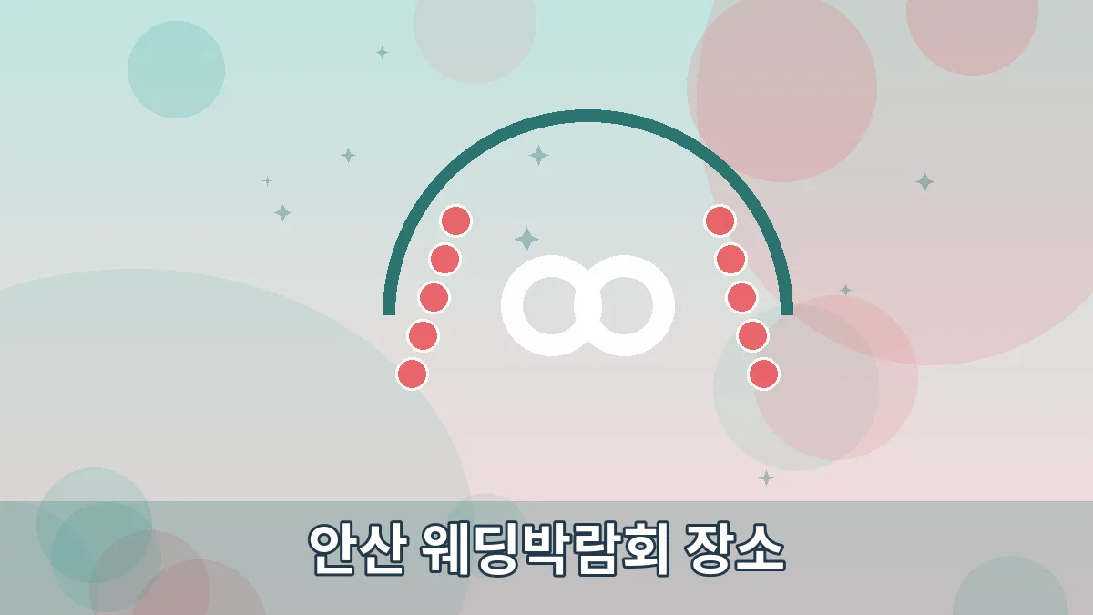 안산 웨딩박람회 장소 안내 이미지