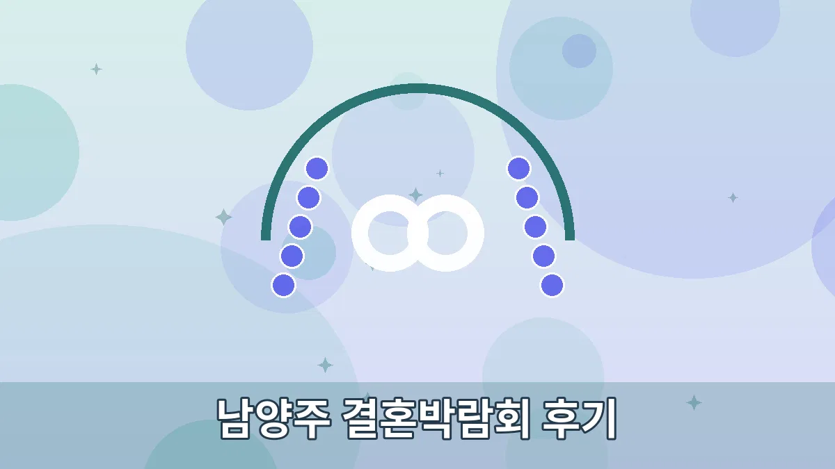 남양주 결혼박람회 후기 안내 이미지 1