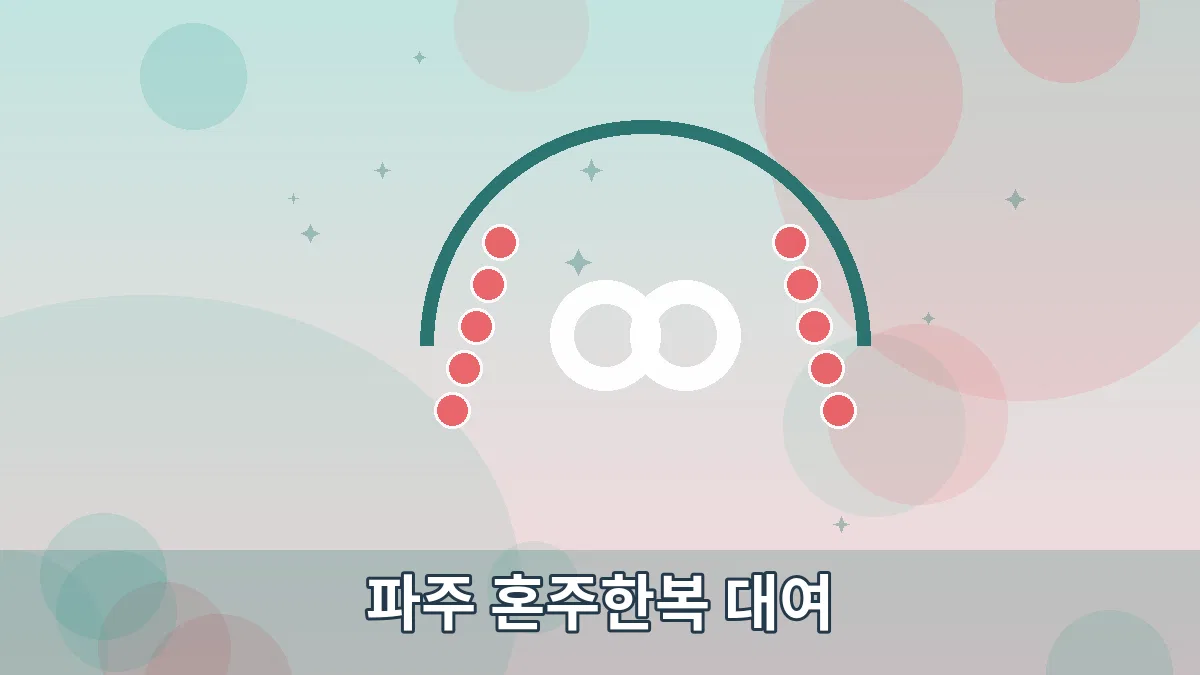 파주 혼주한복 대여 안내 이미지 5